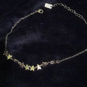 Silver star choker